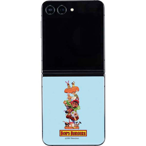 Bobs Burgers Stacked Galaxy Z Flip5 5G Skin